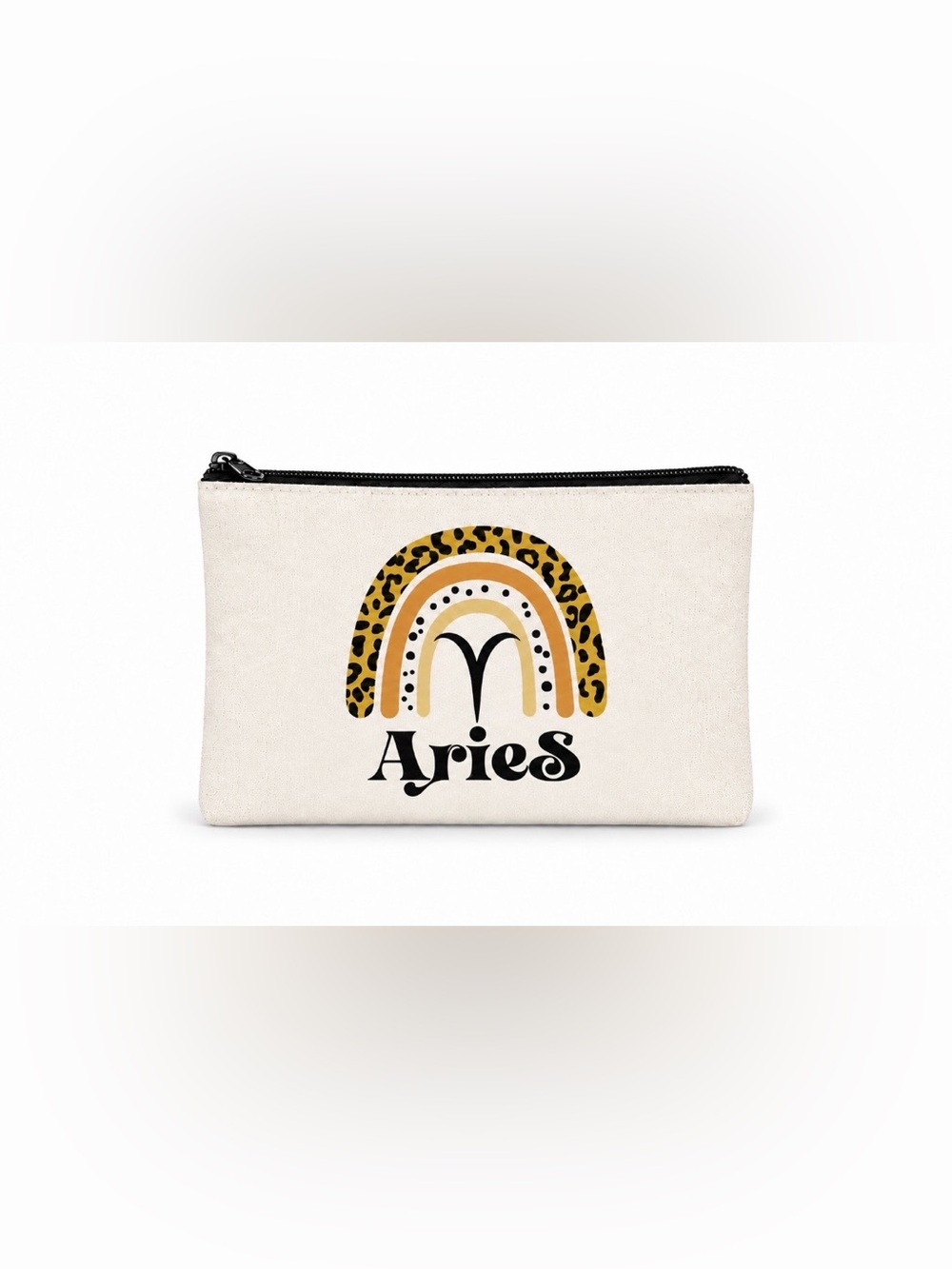 Aries Zodiac Sign Custom Makeup Bag